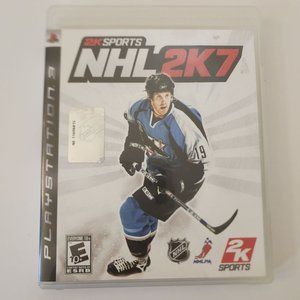NHL 2K7 PS3 (Sony PlayStation 3, 2006) With Manual
